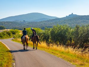 Horse riding in Tuscany
